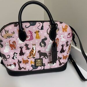 Dooney & Bourke Disney Cats Satchel pink like new